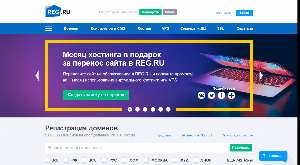 Главная страница reg.ru